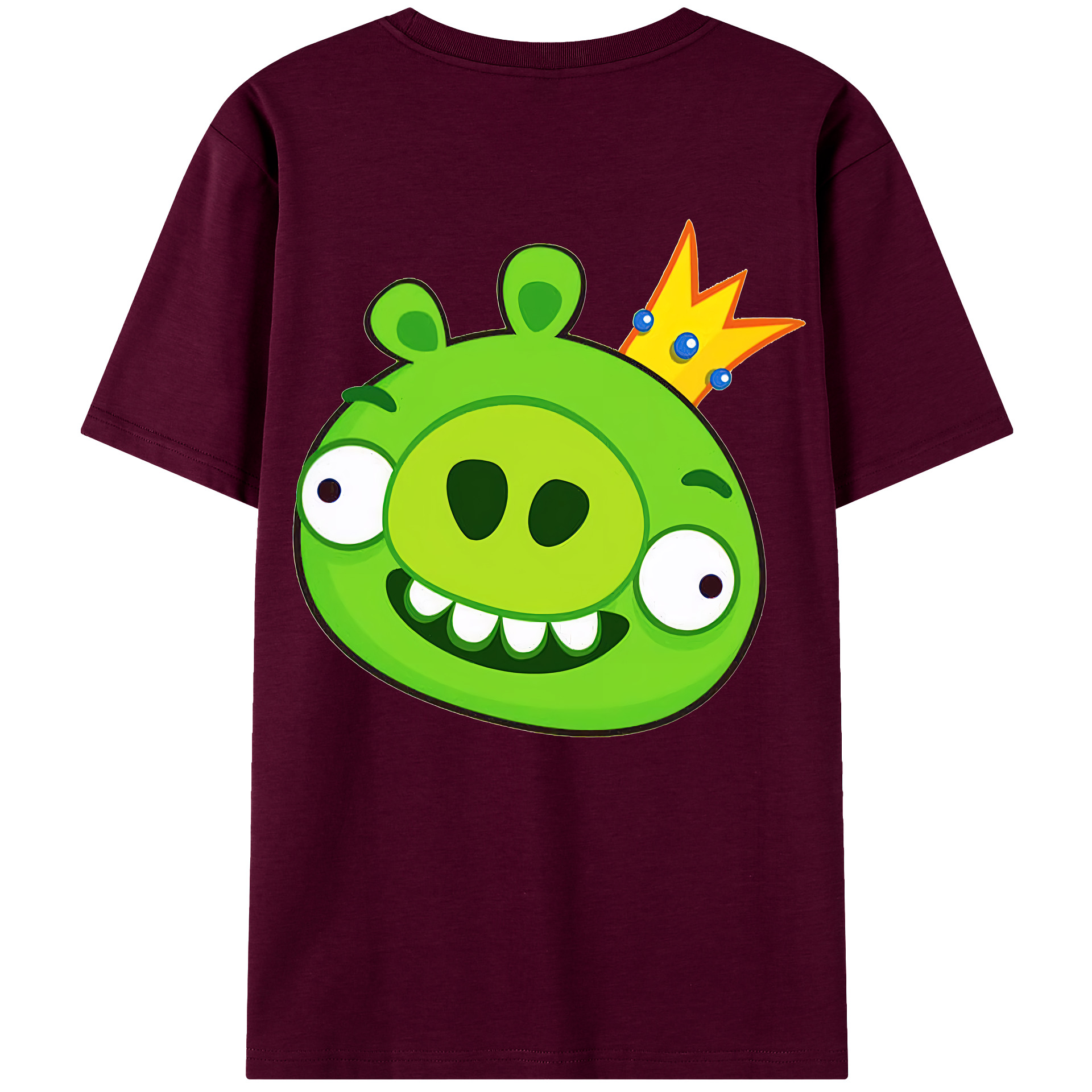 （画像用） Angry Birds アングリーバード レディース半袖Tシャツ(バックプリント)